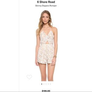 6 Shore Road Skinny Dippers Romper - worn once!